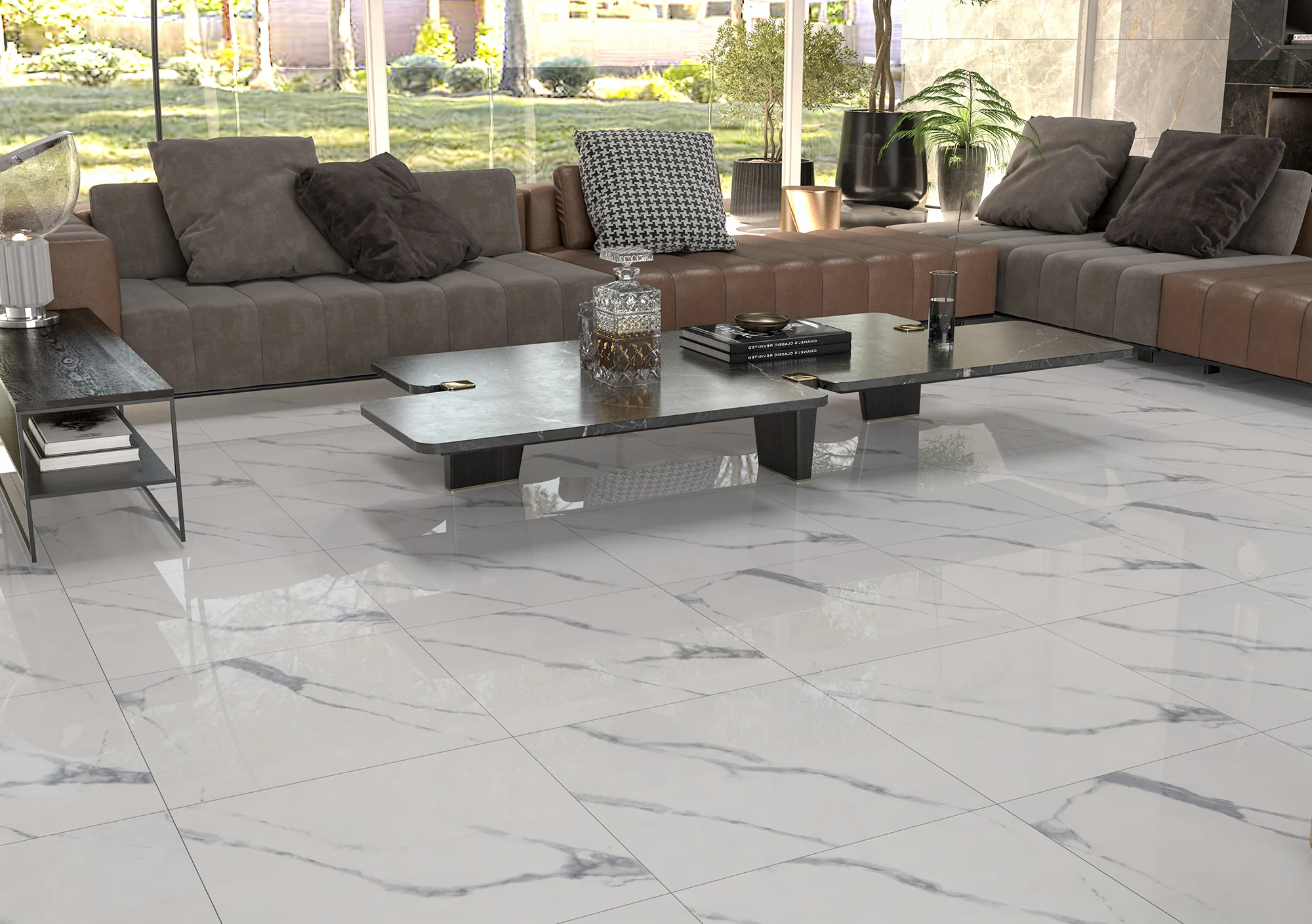 نورث سفيد براق 60*60 درجه يك
